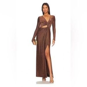Significant Other KYLA LONG SLEEVE DRESS (bronze) - New With Tags (Size US 4)